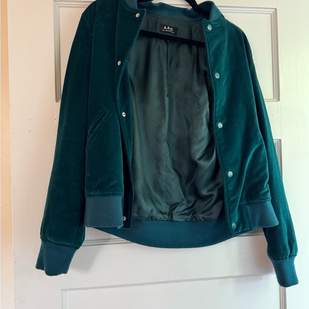 A.P.C. Women's Green Jacket